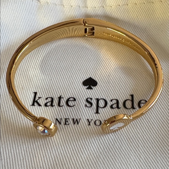 Kate Spade Gold Cuff bracelet like new - Picture 2 of 5